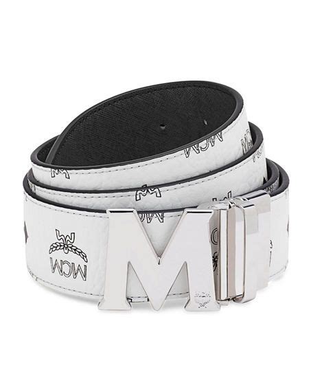 mcm buckle|authentic mcm belt.